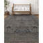 Tapis gris de haute qualité noué à la main