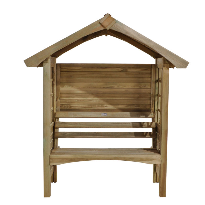 Solid Wood Pine Outdoor Bench