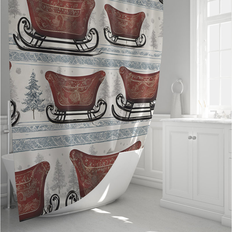 Rideau de douche LaKendra, L 70 po x L 72 po