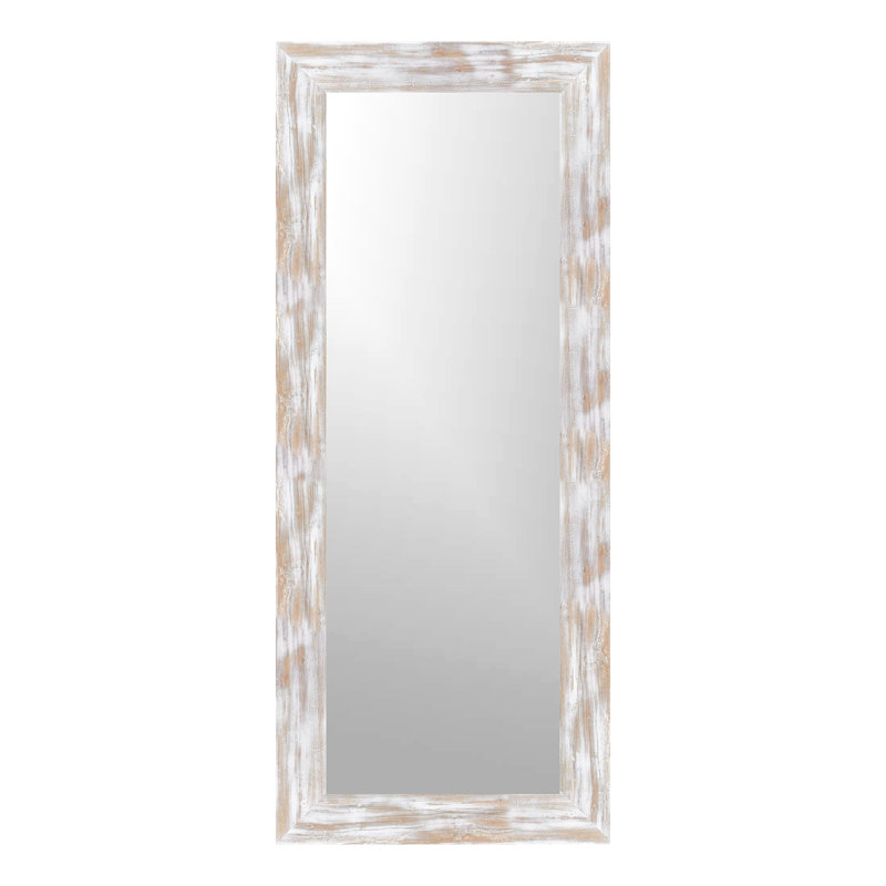 Elite Flat Mirror, White, 46.25" x 46.25"