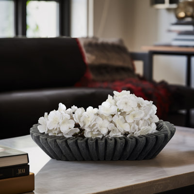 Vanderwall 16" Wavy Marble Bowl