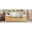 Lit plateforme simple avec tiroirs et lit gigogne-618999472