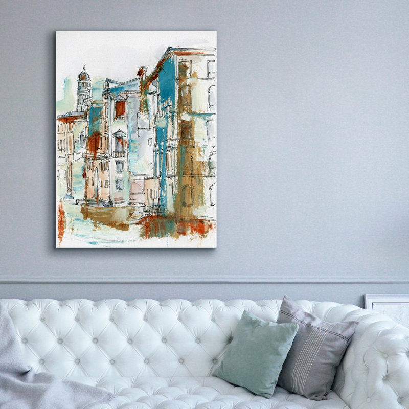 «Venetian Abstract 2» par Ethan Harper, H 54 po x l 40 po x P 1,5 po