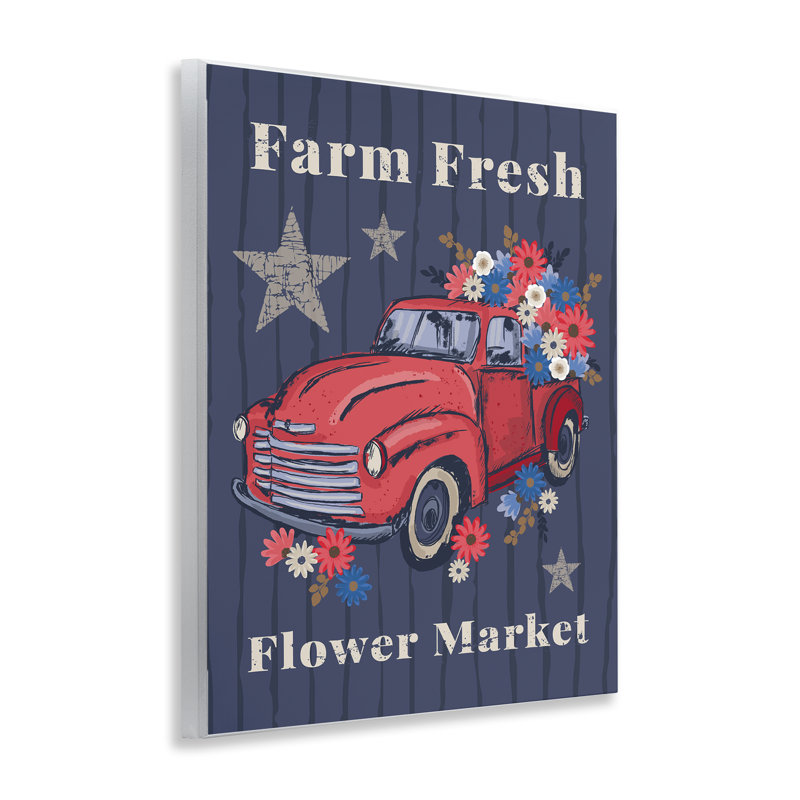 «Farm Fresh Patriotic Market», art mural par Lisa Perry White