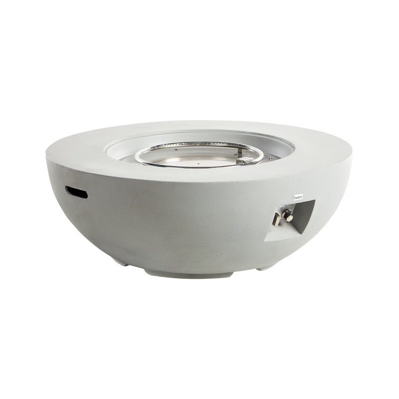 Round Concrete Propane Fire Pit