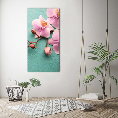 Pink Orchid - Wrapped Canvas Print