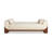 White Upholstered Bench-126430954