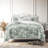 Au Village Toile Sweet Grass Cotton Duvet Cover Set 8 Piece-102185542