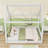 Full Upholstered House Daybed with LED Light Strips-1507063394