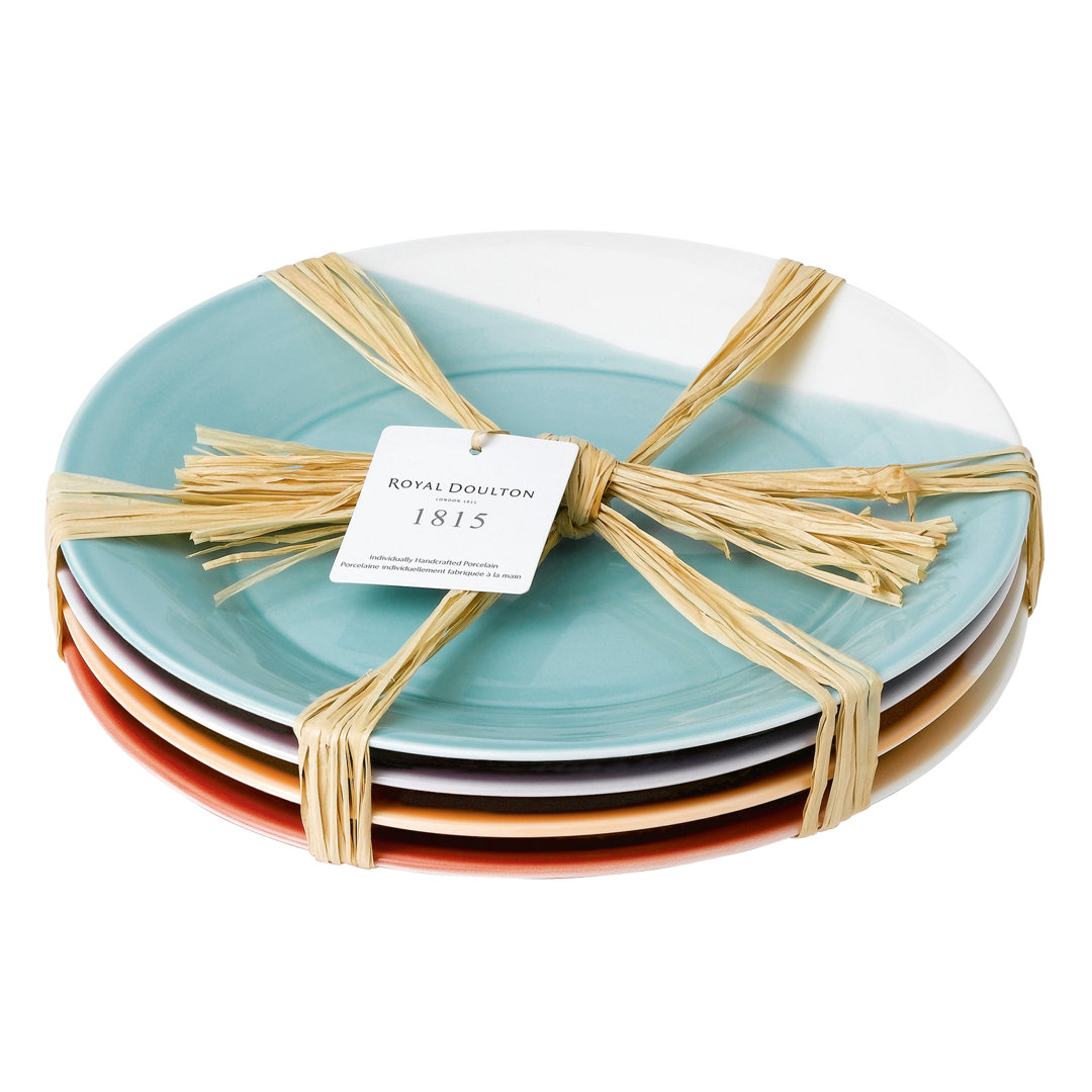 Royal Doulton, 1815 Bright - Side Plates, 24cm