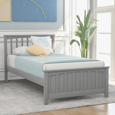 Lit plateforme en bois
