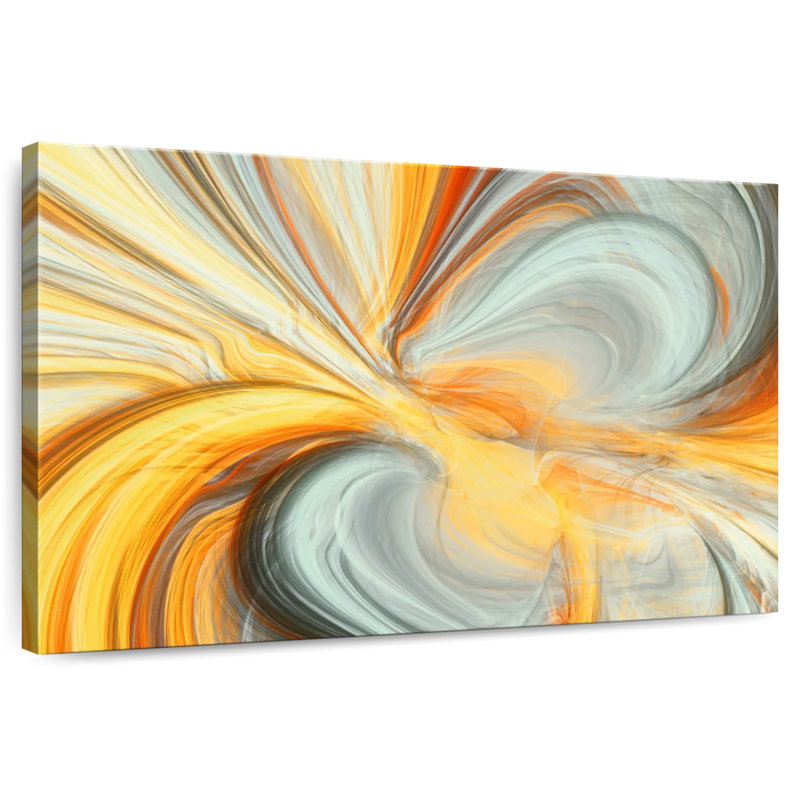 Avery Fluid Dynamic Abstract, 30" H x 45" W