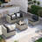 5 Pieces Patio Conversation Set-1505605495