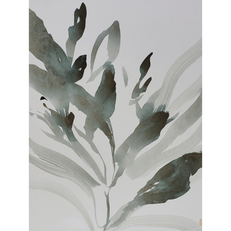 Wind Chimes par Novi Lim - Peinture, H 32 po x l 24 po, Toile tendue