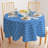 Round Cotton Twill Tablecloth