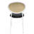 Modern Velvet Upholstered Dining Chair With Cane Rattan Back – Accent Side Chair With White Steel Base Open Frame Design, Mid-Century Boho Coastal Style-2101938389-2096635458