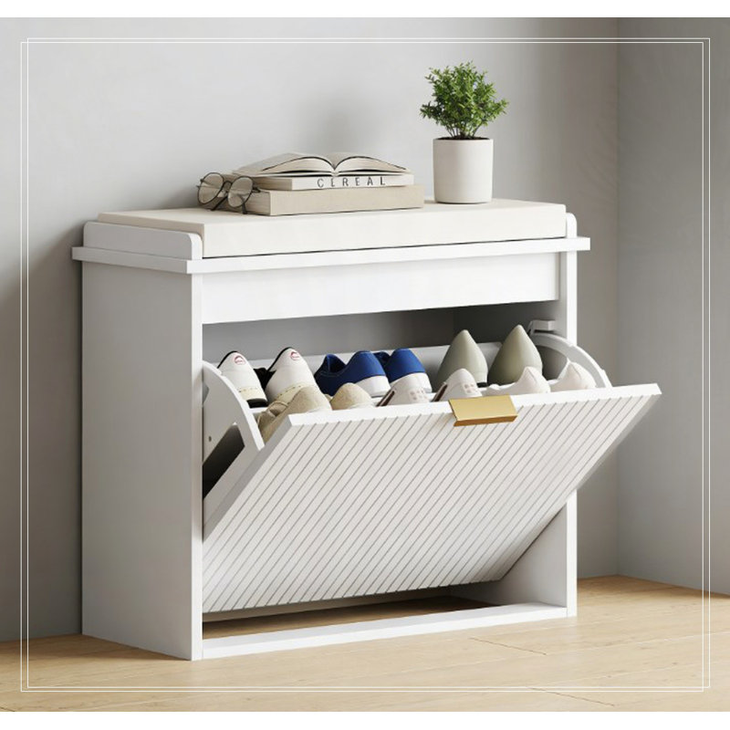 Banc de rangement pour chaussures, banc d'entrée, armoire à chaussures