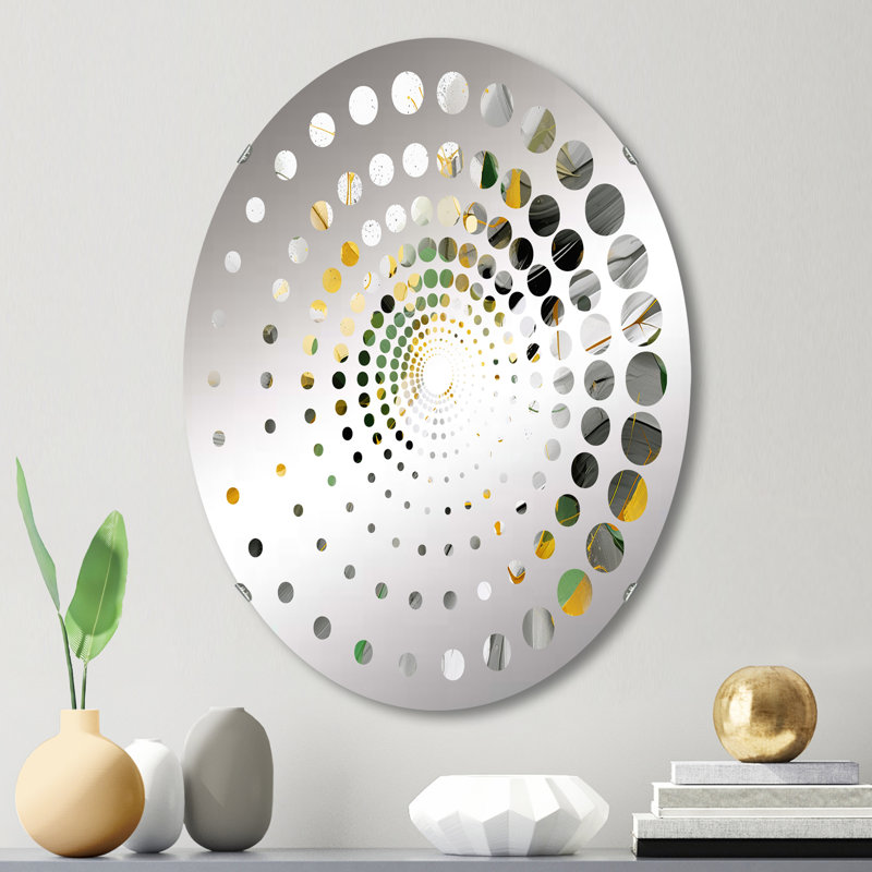 Miroir mural oval, 29,5 po x 19,6 po
