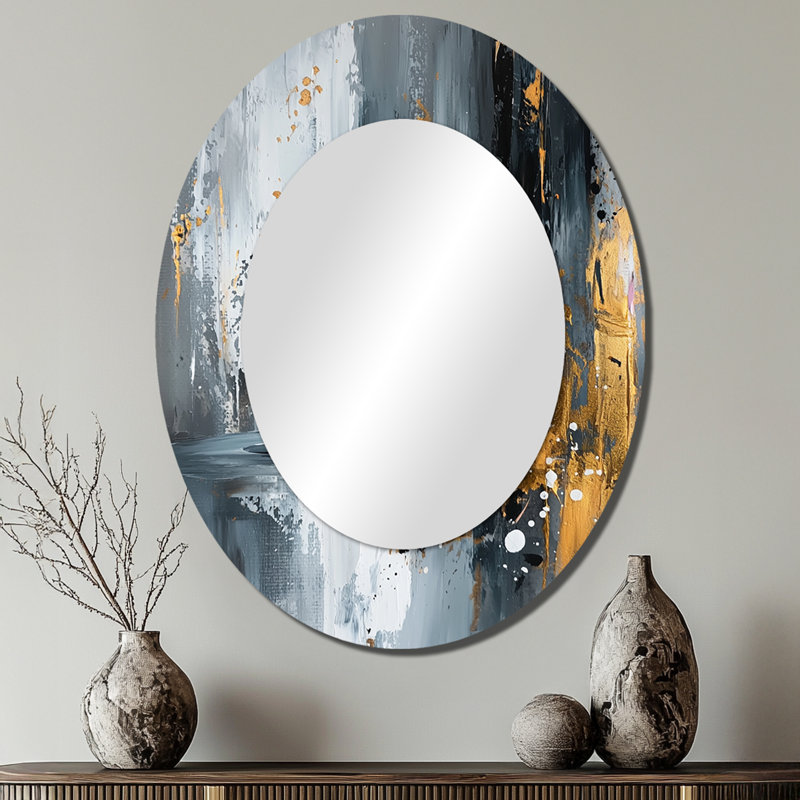 Miroir mural doré, 40 po x 30 po