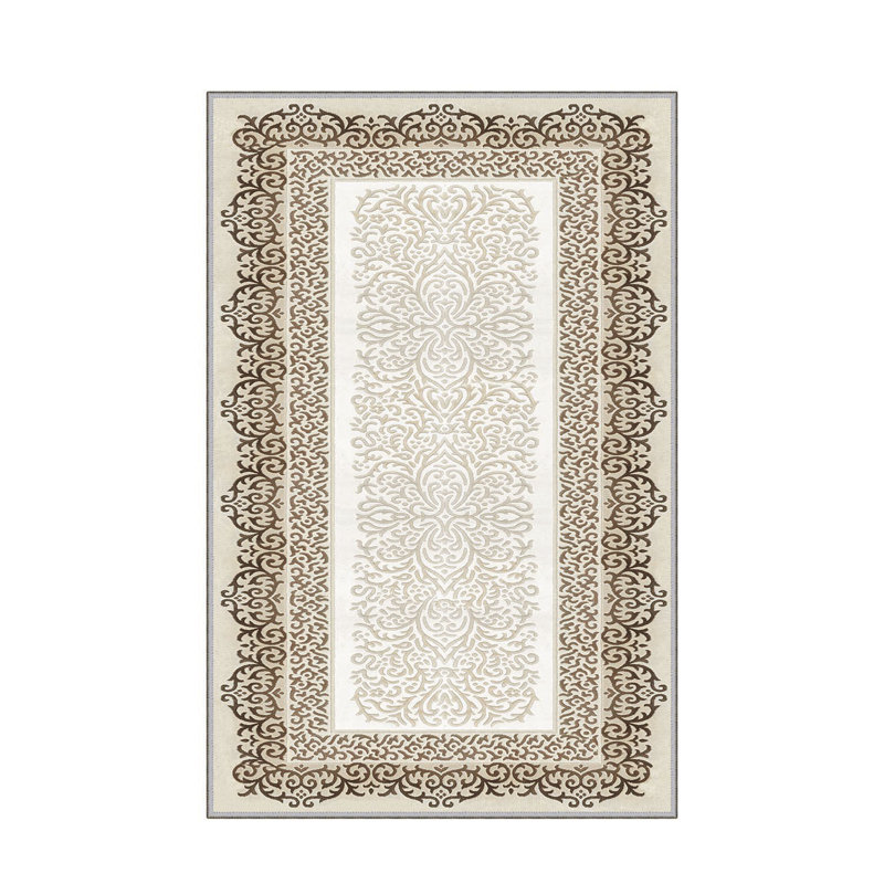 Antibacterial Hall Carpet, 39.4 x 59.1 inches | 100% Polyester, 0.4 in Pile Height, Non-Slip PVC Felt Dot Underside | Machine Washable, 3D Digital Printing, Durable & Stylish for Modern Home Décor