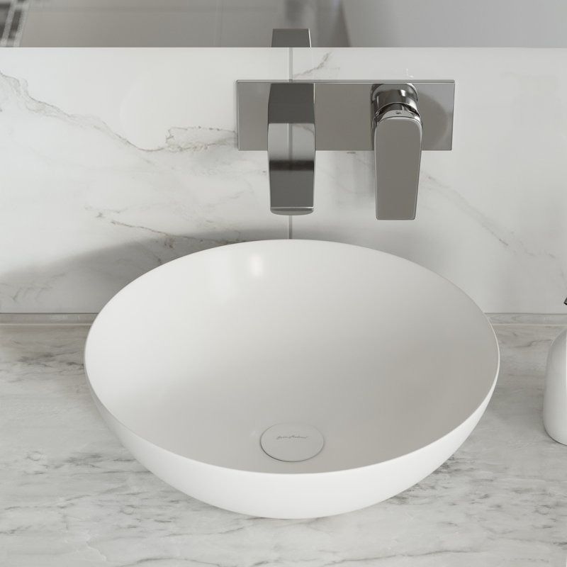 Classe 16 Ceramic Sink, White