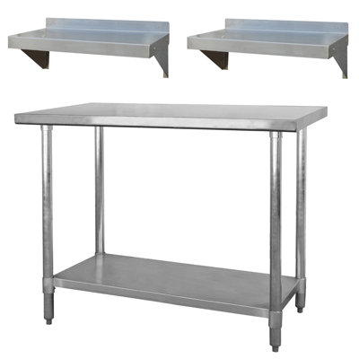 48'' W Stainless Steel Top Workbench