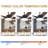 52" Ceiling Fan w/ LED Lights, 3 Color Temprature, Quiet DC Motor 6 Speed w/ Remote Control-782485421-782485419