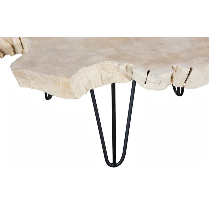 Table basse à 3 pieds Bleached