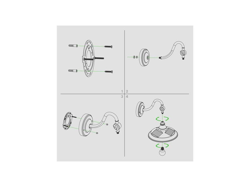 A6AA9CB15D7A42909E76482AD7E300B3 Lampe solaire de grange en bronze foncé