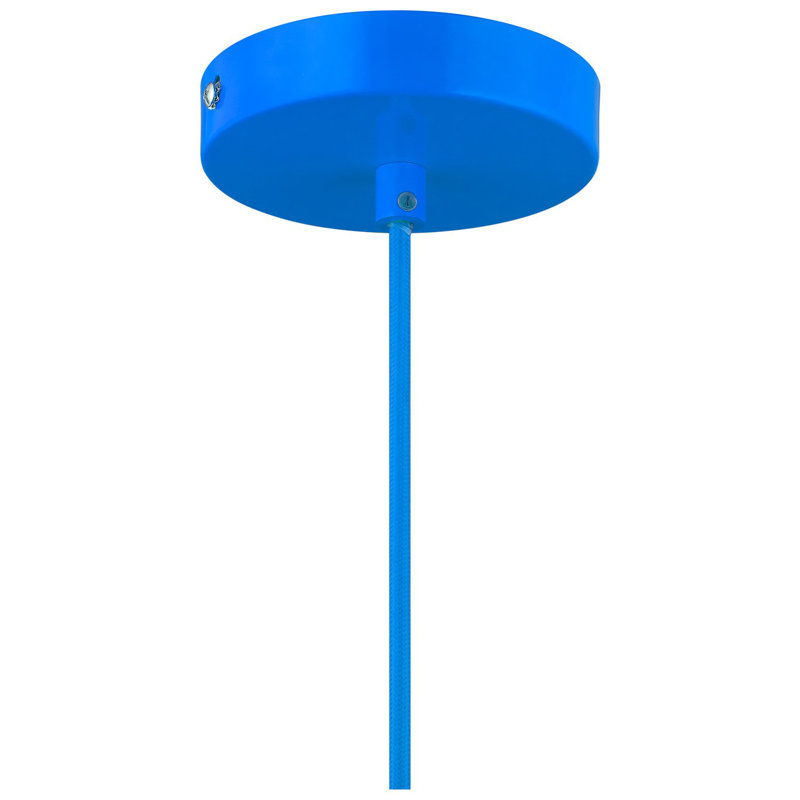 1 - Light Single Pendant, Blue