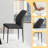 Cappelletti Round Steel Pedestal Dining Table Set-810087412-867550716