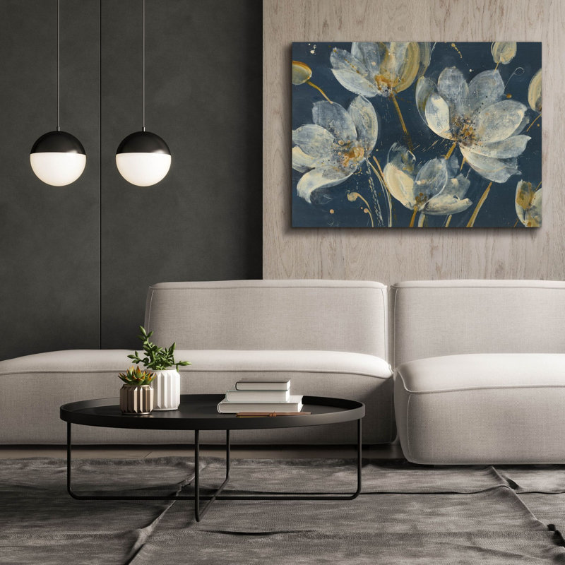 Toile épique Graffiti «Jardin translucide» par Albena Hristova, 54 po x 40 po