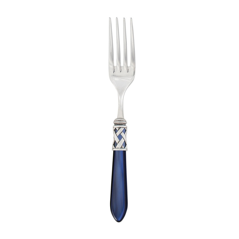 Aladdin Serving Fork, Antique Blue