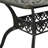 Vache Rectangular Metal Outdoor Dining Table With Umbrella Hole , 59'' in. W 35'' in. D