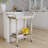 Aberdale Marble Top and Wood Bar Cart-1457525188