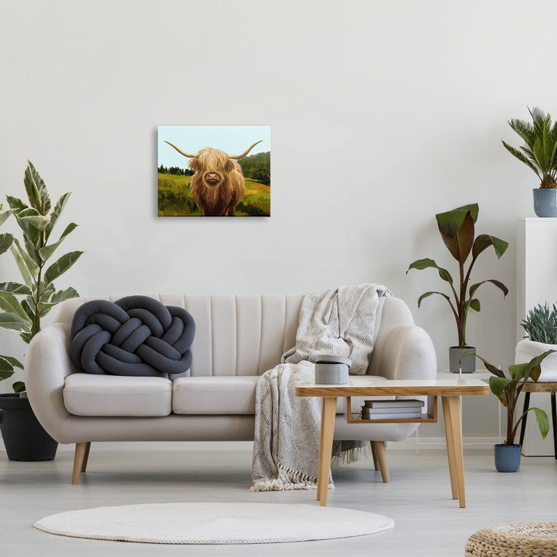 Art mural sur toile Highland, H 16 po x l 20 po x P 1,5 po