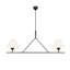 Lustre linéaire à 2 lumières pour îlot de cuisine Hinesville-1122700717