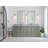 Esin 84'' Double Bathroom Vanity with Top-78600249
