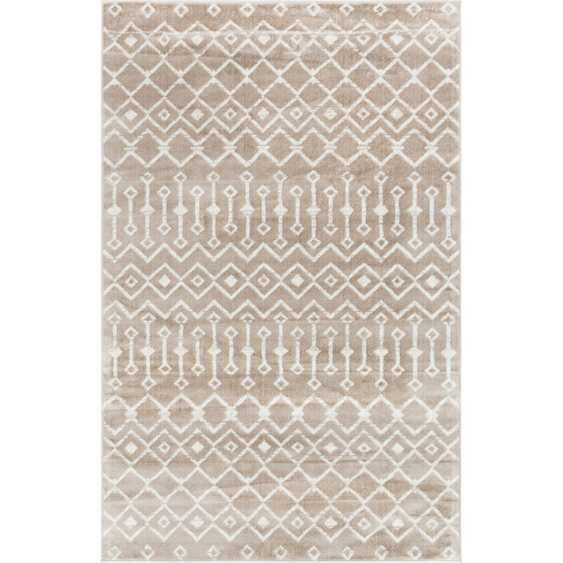 Aemtenan Abstract Indoor Rug, Rectangle 5' x 8'