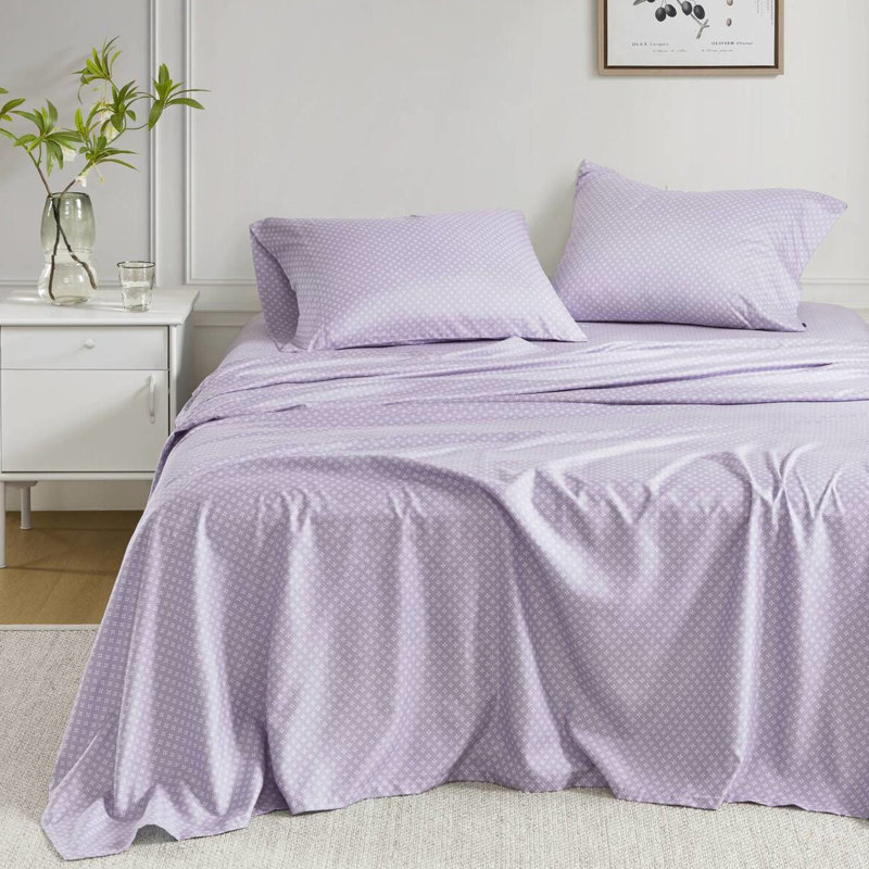 Literie 100% taupe pour très grand lit - édredon, draps, taies d'oreiller pour lit en microfibre brossée