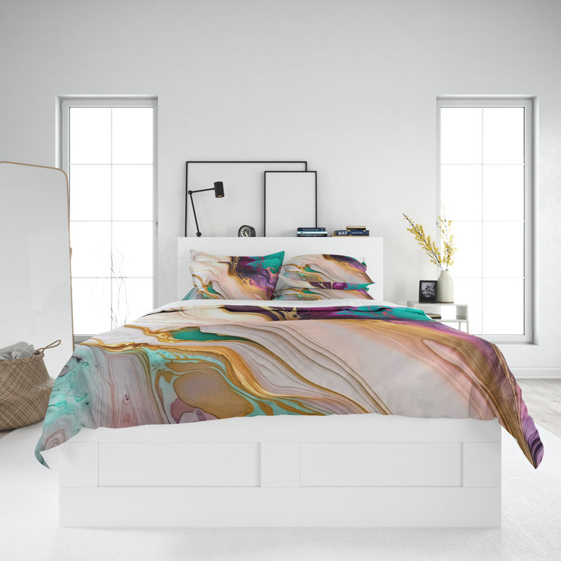 Abstract Duvet Cover, King Duvet Cover + 2 King Pillowcases