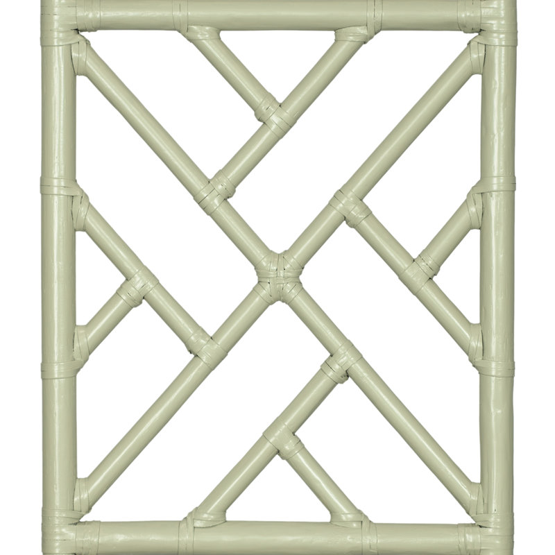 Lit standard Chippendale, Très grand, Vert céleri