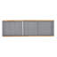Chaise longue inclinable 78,75 po en acacia
