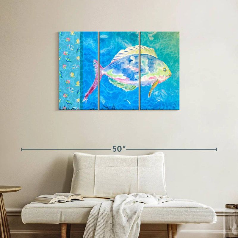 Brampt Under The Sea I, 24" H x 38" W
