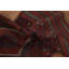Tapis de couloir rouge en laine de conception unique 8 pi 6 po x 2 pi 0 po