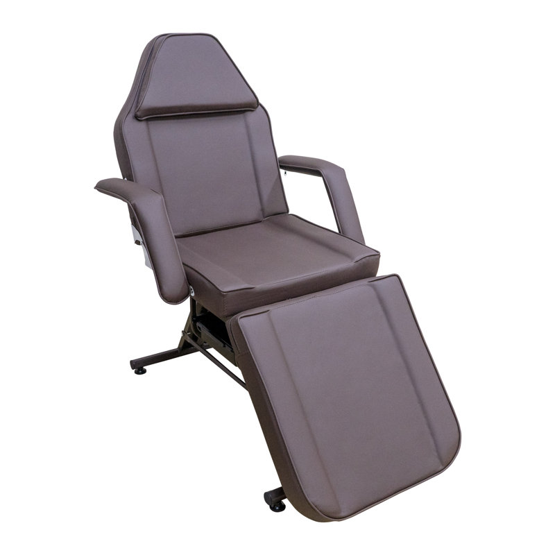 Adjustable Tattoo Spa Facial Salon Recliner, Adjustable 3-Section Lash Tattoo Bed, 72 Inches Facial Spa Chair For Artist Beauty Massage Salon