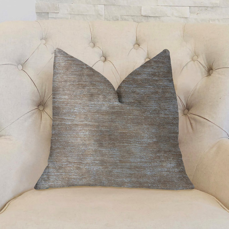 Monroe Bisque Novelty Pillow Cover & Insert, 20" H x 20" W, Brown