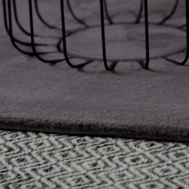 Cha Cha Hand Tufted Area Rug, Rectangle 120 x 170cm, Grey/Brown/Blue