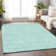 Premium Machine Washable Prisco Teal Rug
