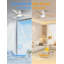 Ventilateurs de plafond 42 po avec lumières Orison, rétro-éclairage RVB intelligent, éclairage à intensité variable, commande vocale Alexa